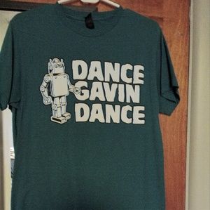 Dance Gavin Dance Robot logo t shirt